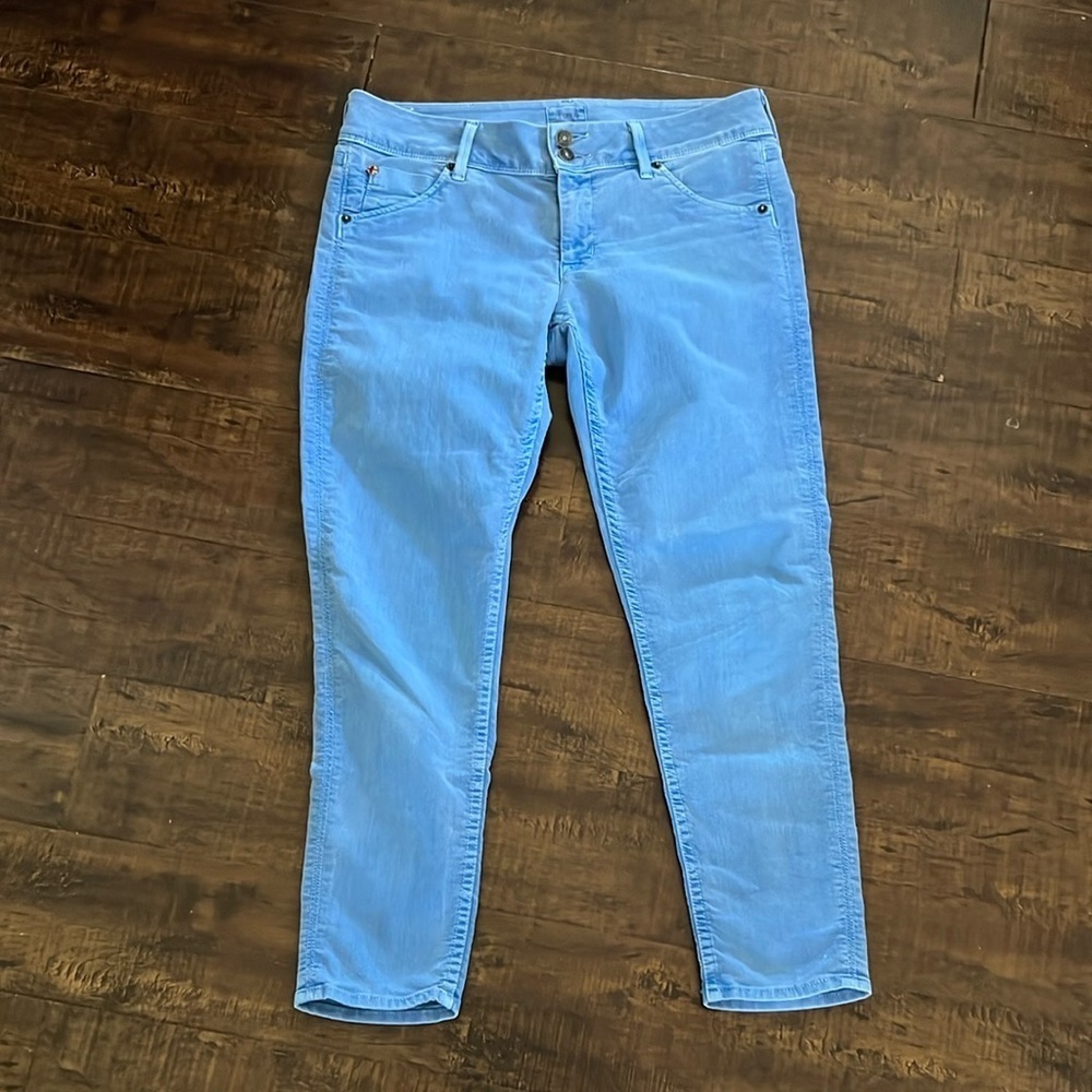 Hudson Collin Skinny Crop in Mariner Blue - Picture 2 of 10